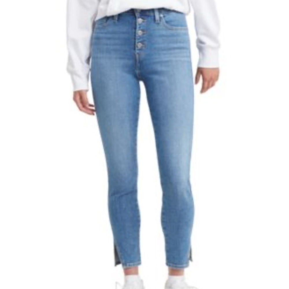Levi's Blue‎ High Rise Jeans with Stretch